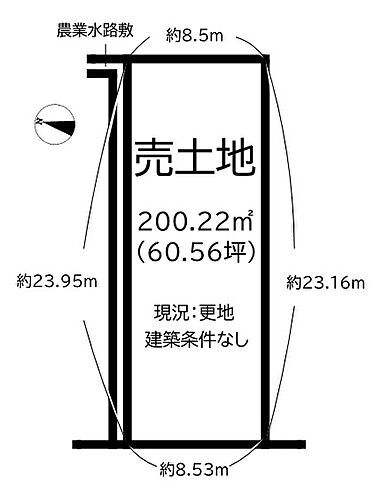 奈良県葛城市中戸 土地