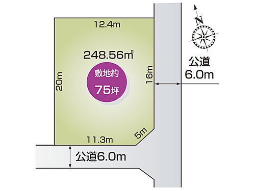 栃木県小山市犬塚５丁目 土地