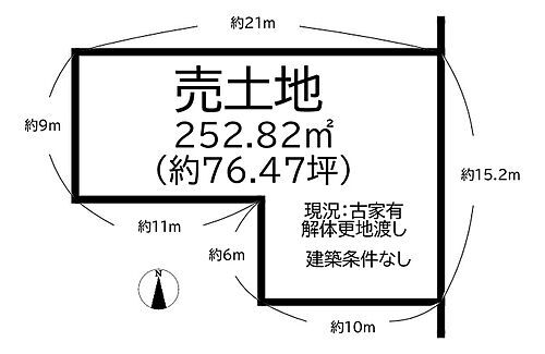奈良県葛城市北花内 土地