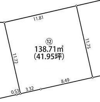 松田町松田惣領（１２） 土地面積41.95坪