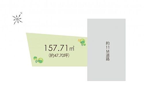 埼玉県川越市中原町２丁目 土地