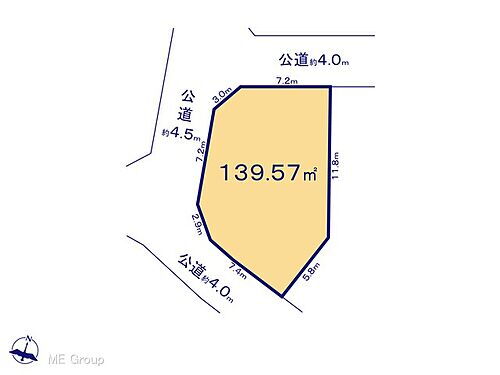 埼玉県新座市石神２丁目 土地