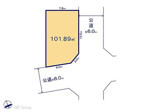 千葉県柏市松葉町７丁目 土地