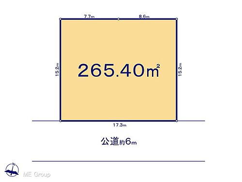 埼玉県川越市川鶴２丁目 土地