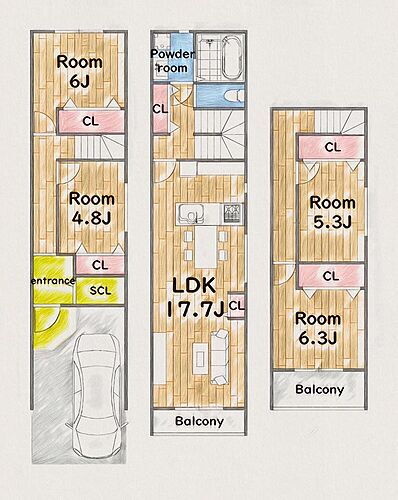 大阪府大阪市阿倍野区美章園２丁目 建築条件付土地