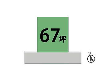 和歌山市紀三井寺 建ぺい率は50%・容積率は100%。有効土地面積67坪以上のゆとりある広さ。建物配置の自由度が高く、日当たり重視、プライバシーを考慮したLDKなど、様々なプランをご検討いただけます。