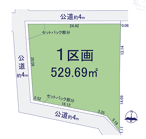（クラシア）お買い物施設近くで便利な立地　坂戸市元町 敷地面積529.69平米（160.23坪）です。建築条件ありません、自由設計プランお作りします！