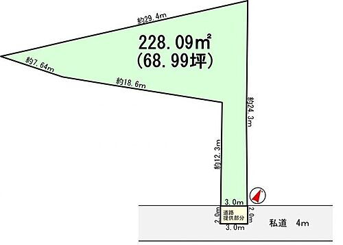 千葉県柏市南増尾6丁目 五香駅 土地 物件詳細