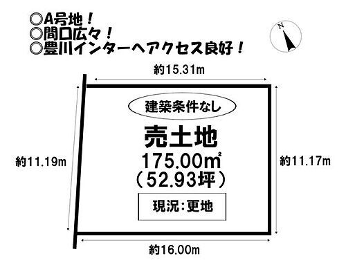 愛知県豊川市大橋町3丁目 三河一宮駅 土地 物件詳細