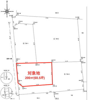 城南町高　２号地 ☆土地図☆　