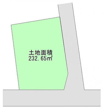 塩竈市赤坂　建築条件なし