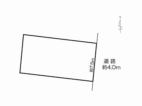 金沢市高尾３丁目　土地 間口約7.5mあり、駐車場・建築の計画も立てやすいです。　建築条件無し！小中学校1km圏内です。