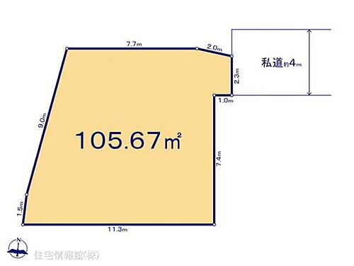 埼玉県白岡市小久喜 土地