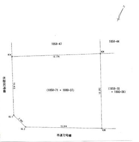 東京都町田市木曽西１丁目 土地