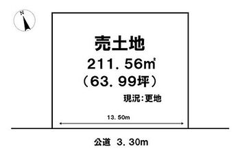 売土地　射水市庄川本町