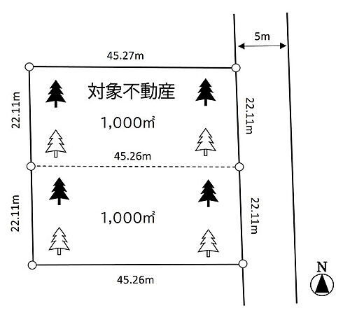山梨県南都留郡山中湖村平野 土地