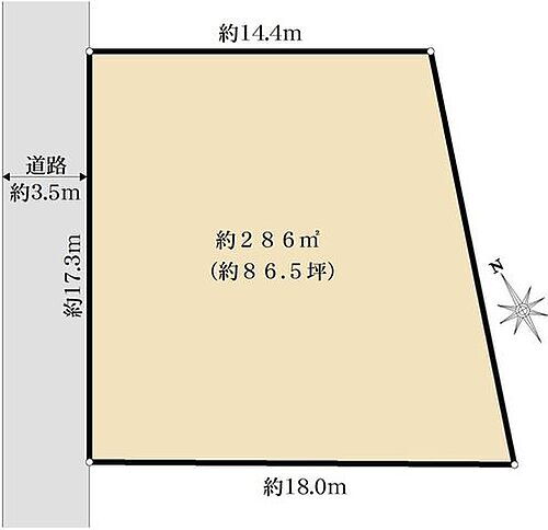 三重県鈴鹿市江島町 土地
