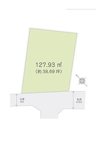 埼玉県入間市豊岡４丁目 土地