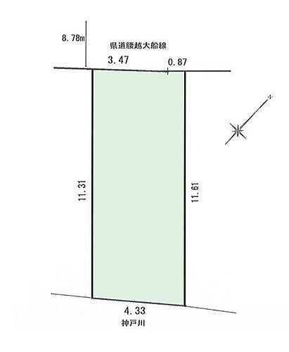 神奈川県鎌倉市腰越３丁目 土地