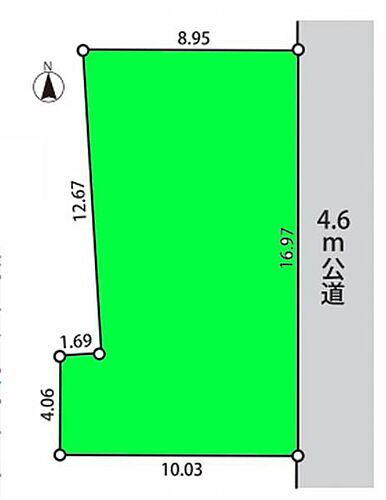 神奈川県海老名市杉久保北１丁目 土地
