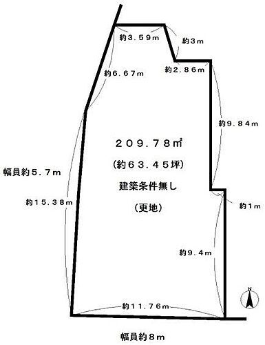 京都府京都市右京区梅津中村町 土地