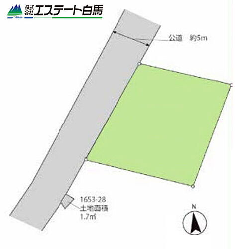 新座市石神５丁目全１区画　売地