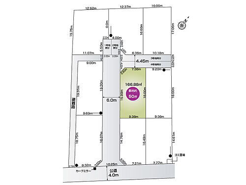 埼玉県鴻巣市松原３丁目 建築条件付土地