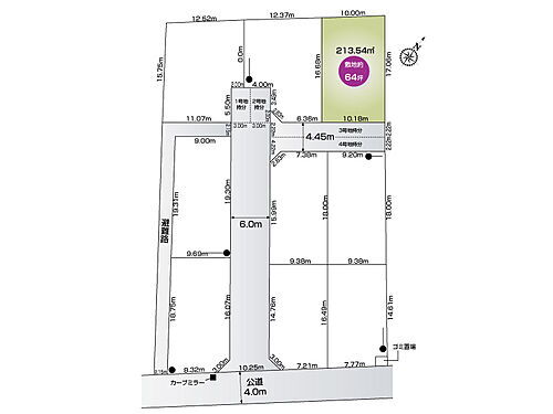 埼玉県鴻巣市松原３丁目 建築条件付土地