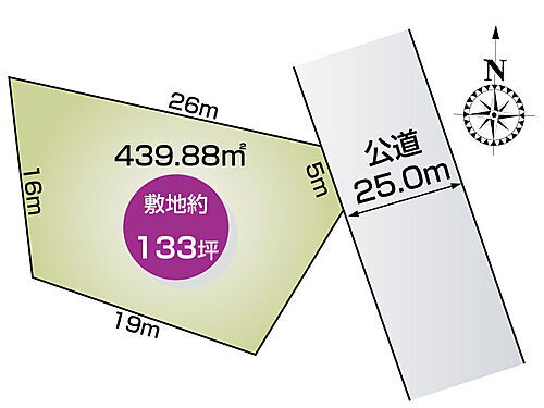 栃木県小山市大字立木 土地