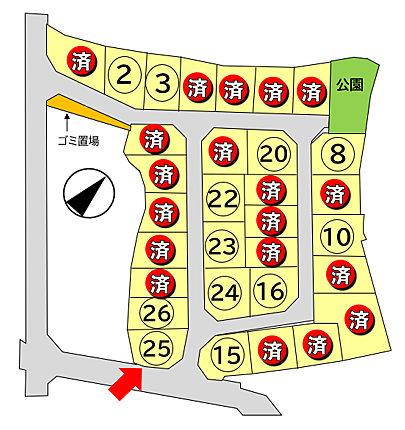 犬上郡多賀町久徳 区画図
