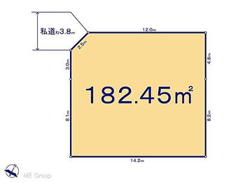 川越市岸町１丁目　土地　全１区画 図面と異なる場合は現況を優先