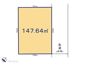 柏市南逆井７丁目９期　土地　全１区画 間取り