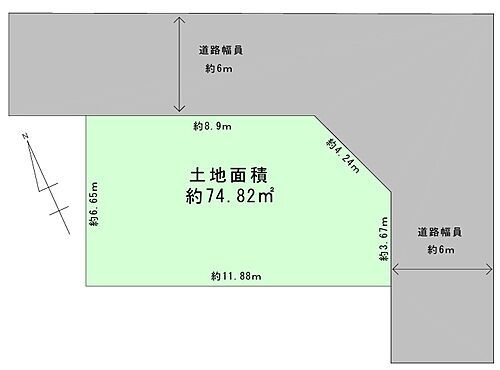 大阪府大阪市旭区清水１丁目 土地