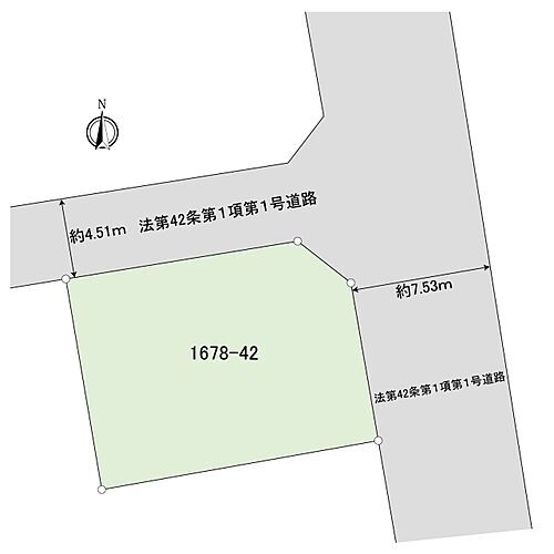 市ケ尾町　土地 角地につき開放感あります。