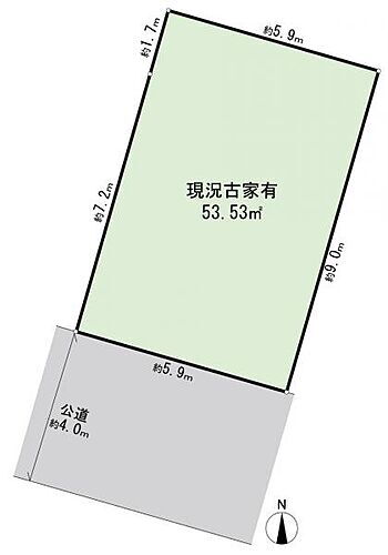 神奈川県川崎市中原区井田１丁目 土地