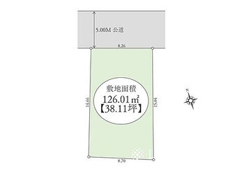 分梅町５丁目　条件無土地 □区画図□※図面と異なる場合は現況を優先。