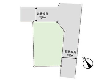 木津川市城山台６丁目　条件無売地 区画図