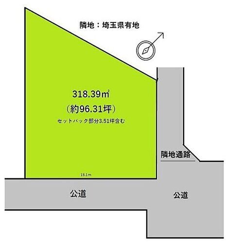 埼玉県さいたま市岩槻区西町４丁目 土地