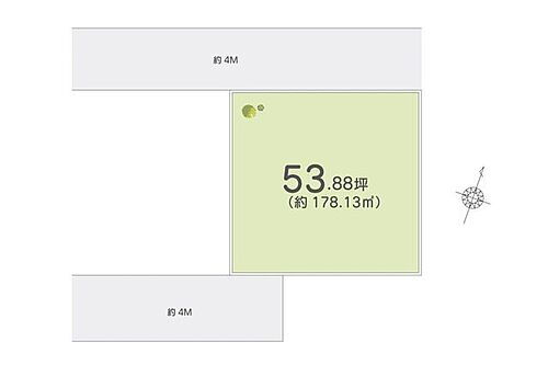 埼玉県狭山市富士見２丁目 土地