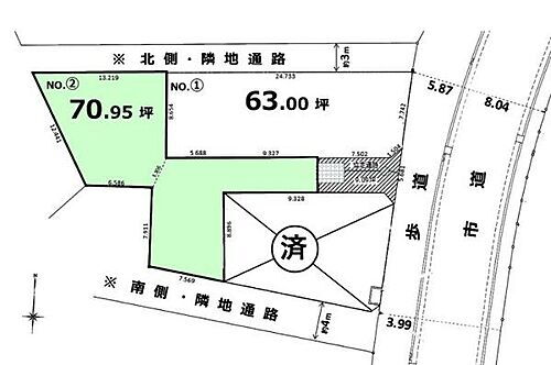 千葉県船橋市南三咲４丁目 土地