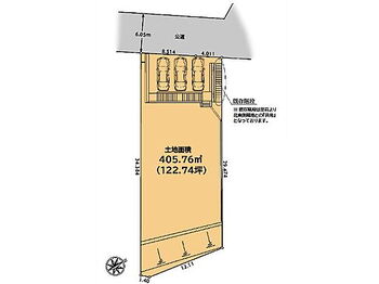 町田市つくし野４丁目　土地 ○区画図○