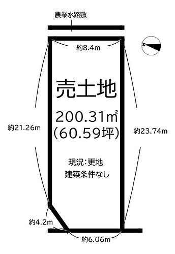 奈良県葛城市中戸 土地