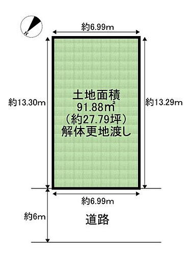 大阪府大阪市大正区北恩加島１丁目 土地
