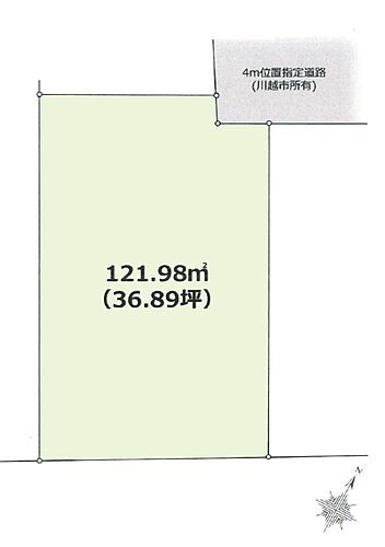 埼玉県川越市大字的場 土地