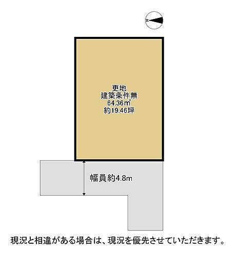 大阪府交野市私部１丁目 土地