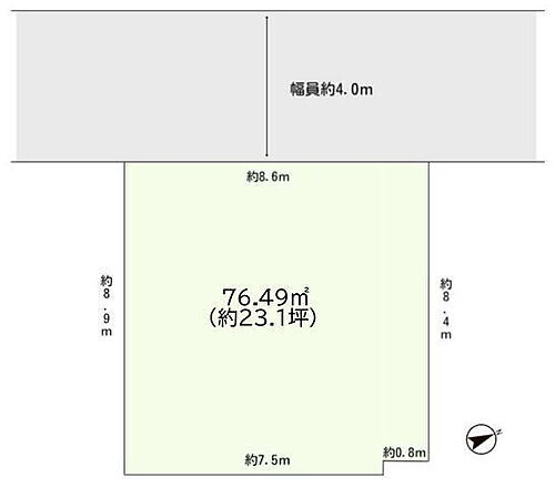 千葉県市川市柏井町１丁目 土地