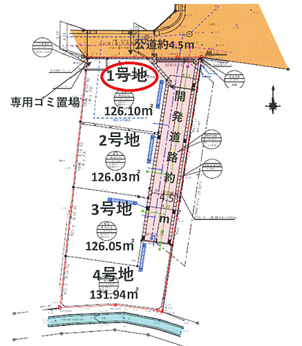 平塚市入野　２３－１期 区画図