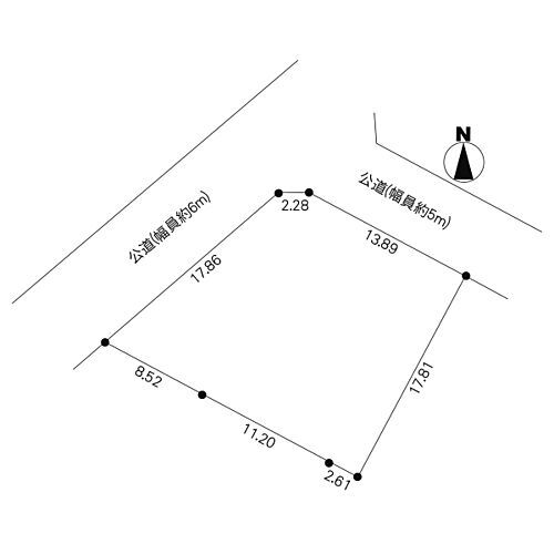 茨城県北茨城市関本町関本中 土地