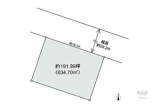名古屋市緑区鳴海町字宿地　土地 区画図