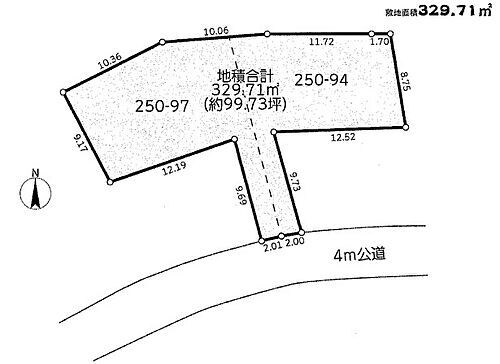 千葉県流山市大字平方 土地